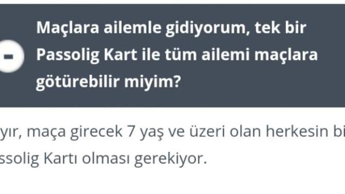 Passolig kartı ile en fazla kaç adet bilet satın alabilirim?