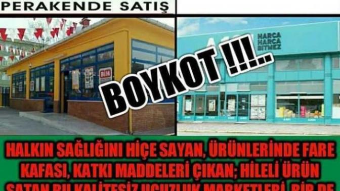 Bim ve A101'den alışverişi bırakır mısını?