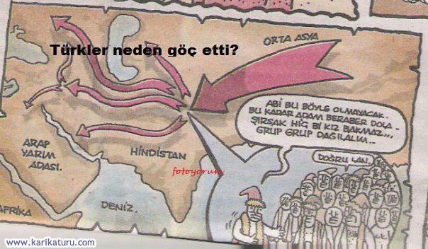 Türklerin orta asyadan göç etmesinin sebebi Nedir?