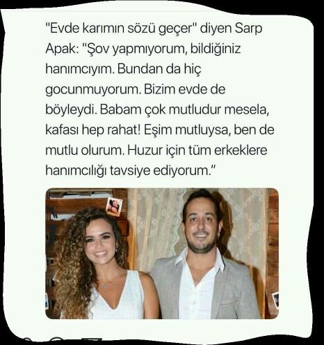 Sarp apak hanımcı oldugunu açıkladı bu konu hakkında ne düşünüyorsunuz??