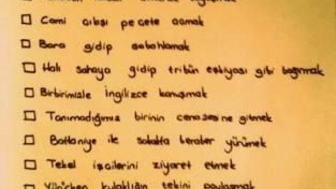 Sevgiliyle yapılacaklar listenizde neler var?