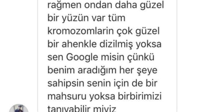 Acaba her kız böyle mesajlar alıyor mudur?