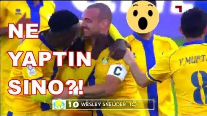 Wesley Sneijder, muhteşem frikik golü attı. Sizce Wesley Sneijder, Galatasaray’da kalmalı mıydı?