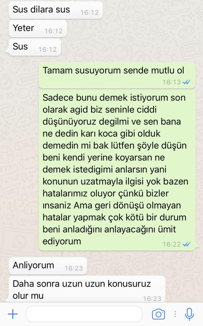 Sevgilimle cok kötü tartıştık (fotolu) sizce şu an nasıl davranmalıyım yardımcı olurmusunuz?
