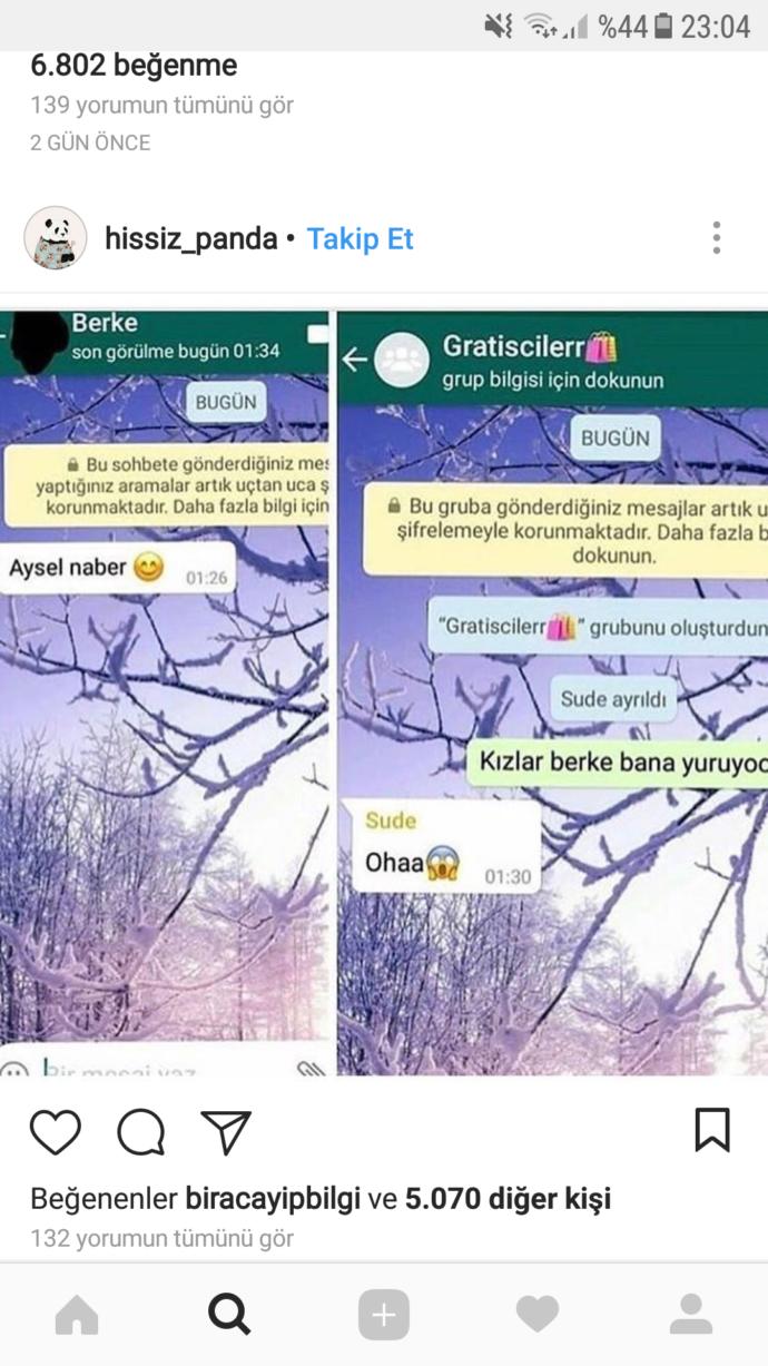 Watsapp gruplarina üyemisiniz.Grup ismi nedir.?