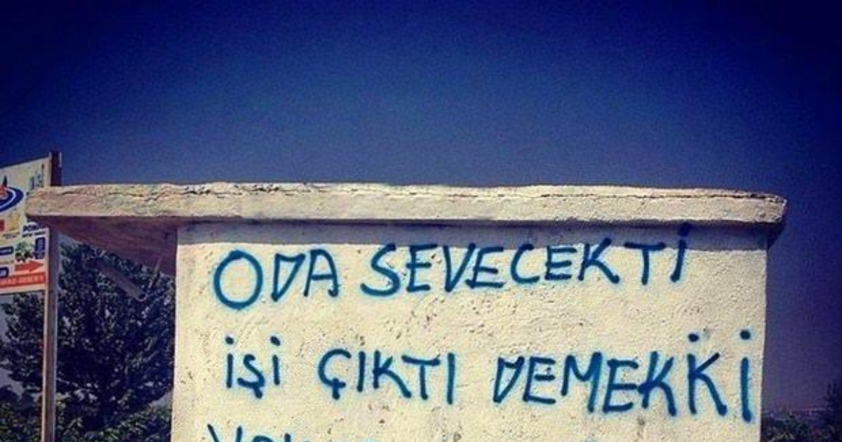 Çukur dizisini ve duvar yazılarını takip ediyor musunuz? Bir duvar