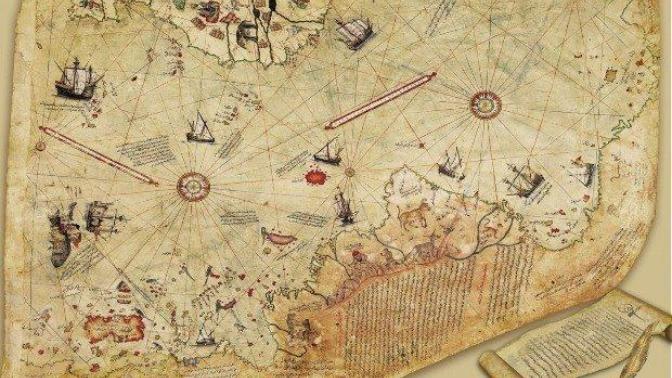 Piri Reis'in Haritası Aslında Düz Dünya Modeline Göre Çizilmiş ama Tüm Parçaları Gösterilmiyormuş. Bu Konuda Bilgisi Olan Var mı?