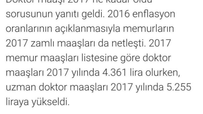 Doktor Maaşları Ne Kadar?