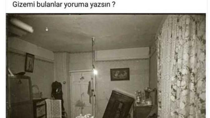 Fotoğraftaki gizemi bulabilecek misiniz?