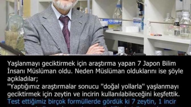7 japon bilim adamı zeytin, incir ve Kuran arasındaki ilişki yüzün den müslüman oldu ! Düşünceleriniz neler?