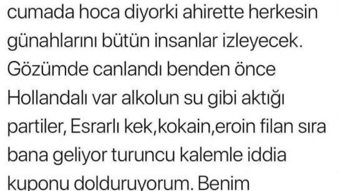 Ahirette herkesin günahlarını bütün insanların izleyeceği söyleniyor siz bu durumda ne hissederdiniz?