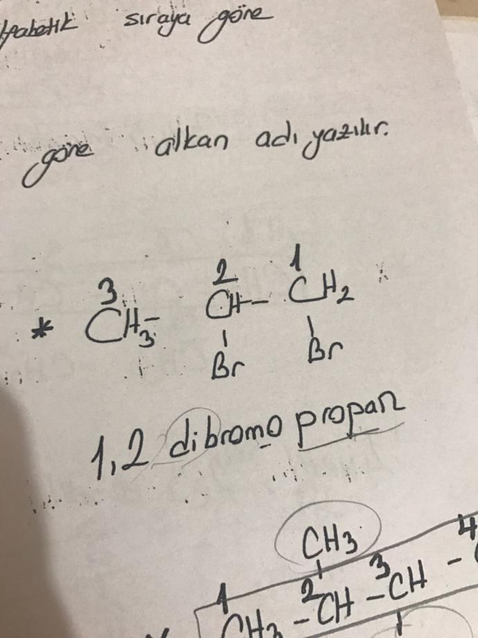Arkadaşlar organik kimyada bromo ne demek ne için yaziliyor?