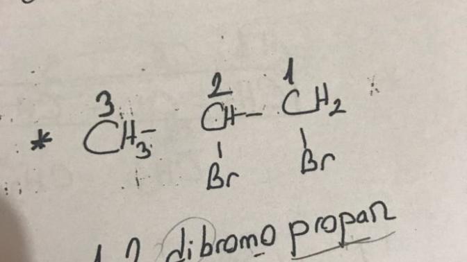 Arkadaşlar organik kimyada bromo ne demek ne için yaziliyor?