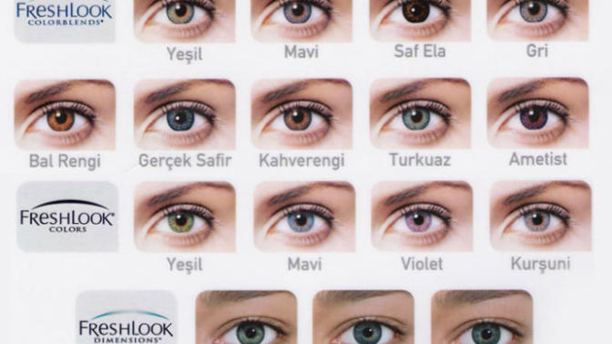 Erkek için hangi renk lens?