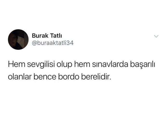 Hem sevgilisi olup hem derslerinde başarılı olanlar?