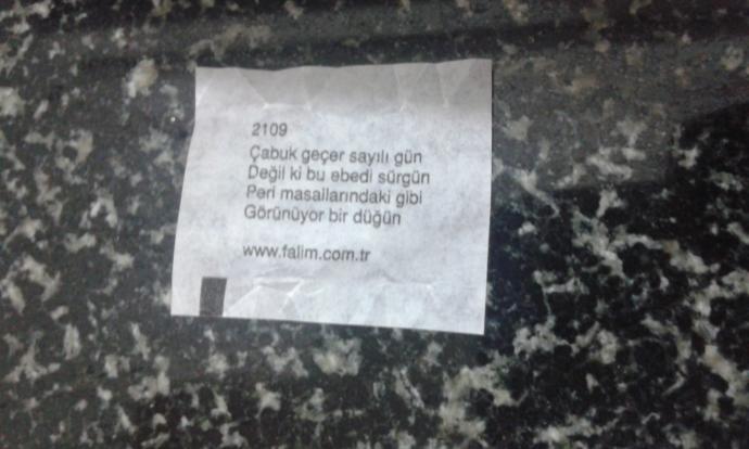 Sizce bu sakız falı dogru söylüyor mudur?