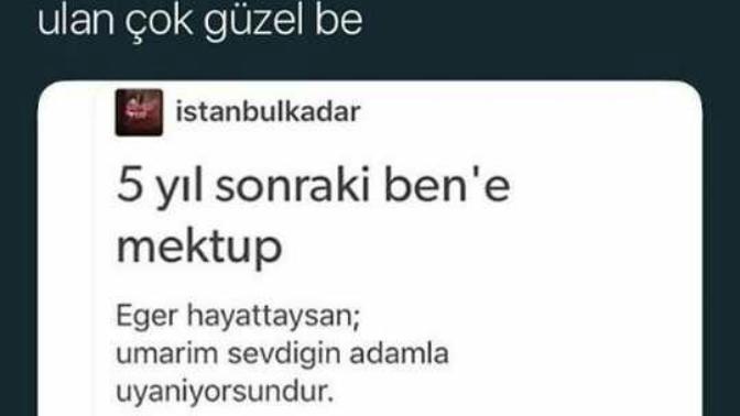 5 yıl sonraki kendine mektup yazar mısın?