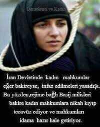 Şeriat ile yönetilen Arap ülkelerinde idam edilen kadınlara bakire ölmesinler diye gardiyanın tecavüz ettiğini biliyor musunuz?