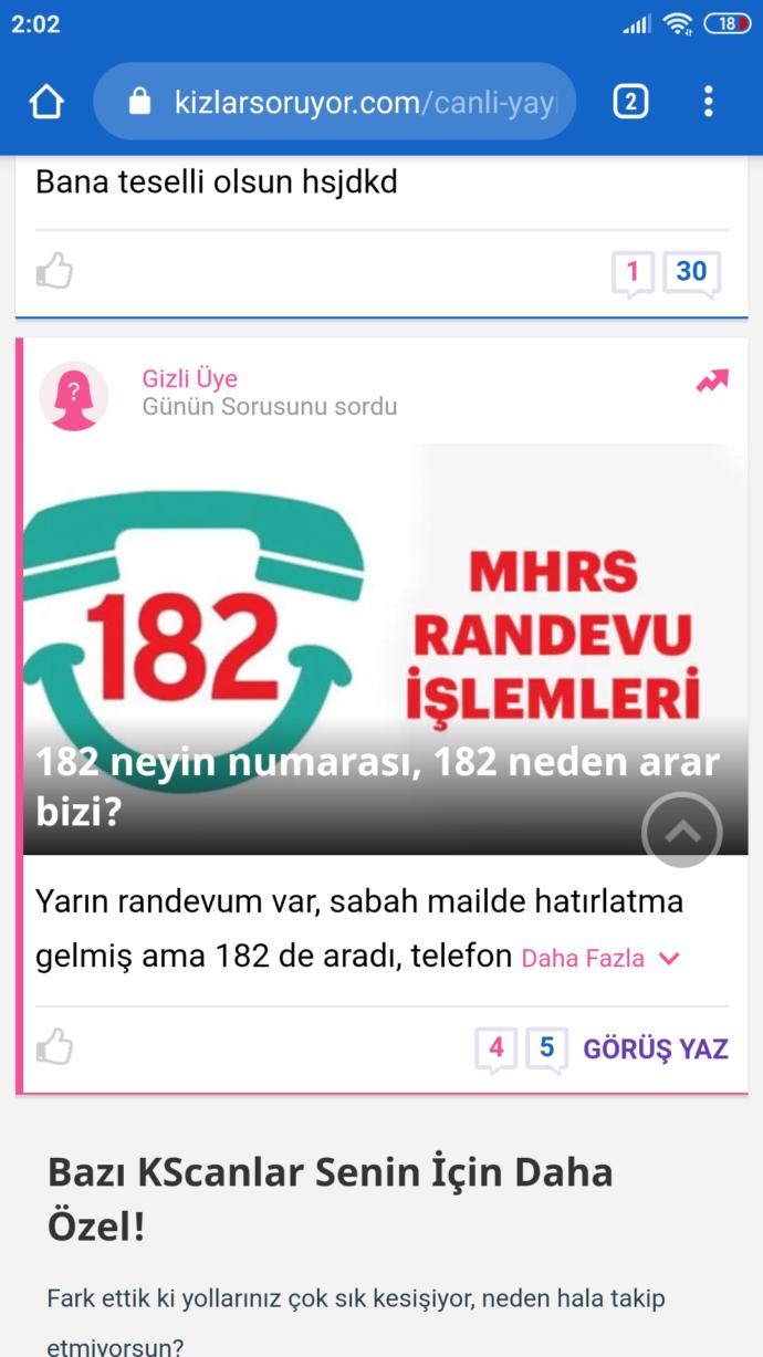 182 neyin numarası, 182 neden arar bizi?