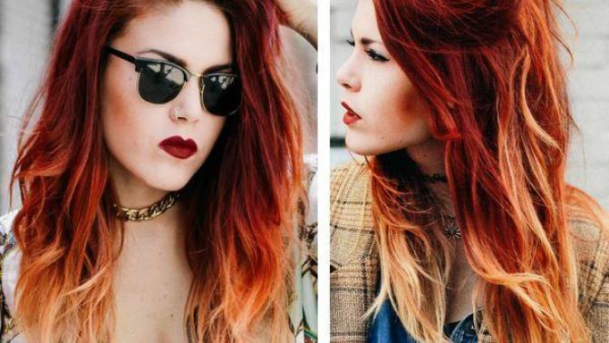 Ombre'nin alev almış hali olan 'Fire Ombre' saç trendini nasıl buldunuz?