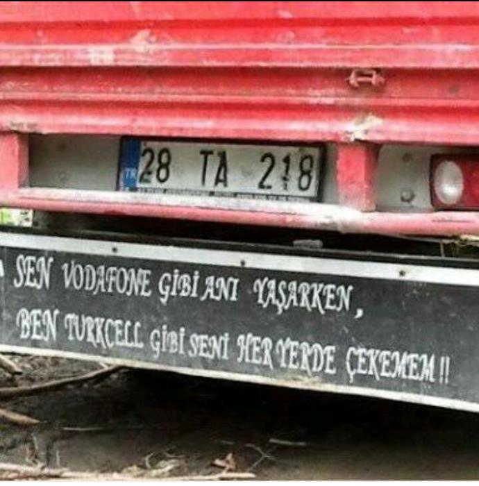 Bildiğiniz en iyi kamyon arkası yazısı nedir?