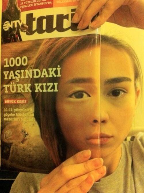 1000 Yaşında ki Türk kızı ile Türkü Turan adlı oyuncu benzerliği hakkında ne düşünüyorsunuz ?