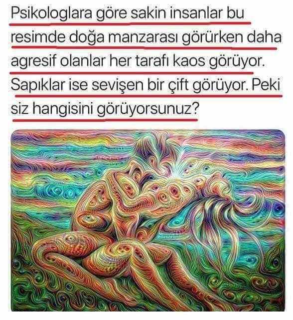 Bu fotoğrafta ne görüyorsunuz 😄?