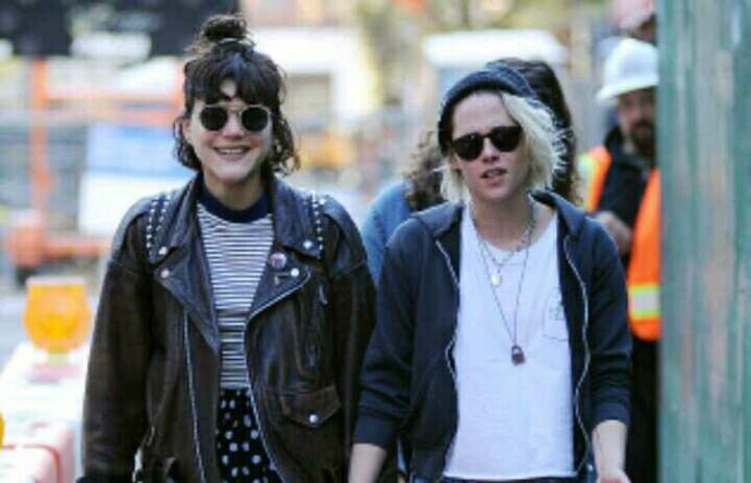 Kristen Stewart eşcinsel sevgilisiyle sizce de çok tatlı değil mi??