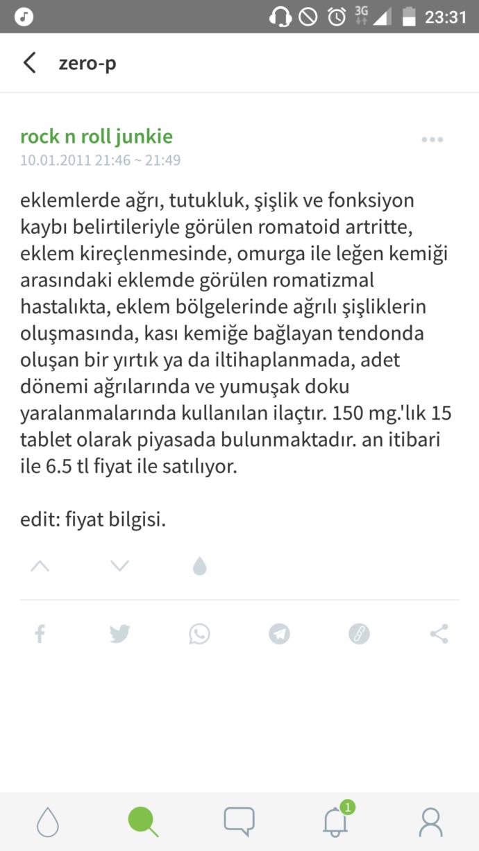 Zero-p 100 mg tablet ne işe yarar?