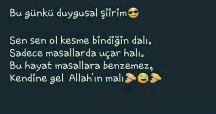 Şiir yazmayı sever misiniz ya da yazıyor musunuz?