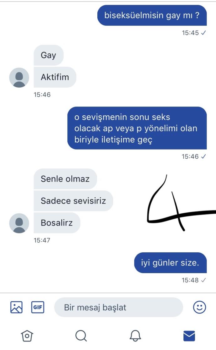 Bu kişi sapık mı eşçinsel mi?
