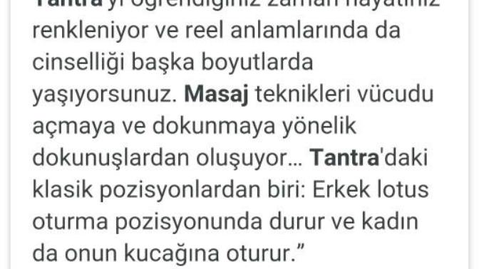 Tantra masajını hiç duydunuz mu?