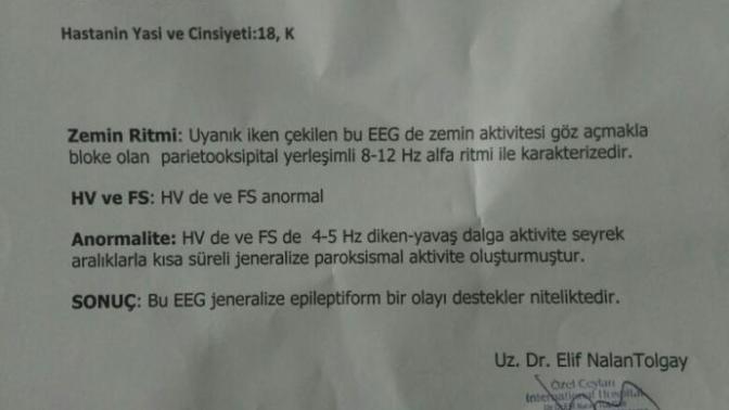 Bu sonuclarla ilgili  bir  fikri olan var mı?