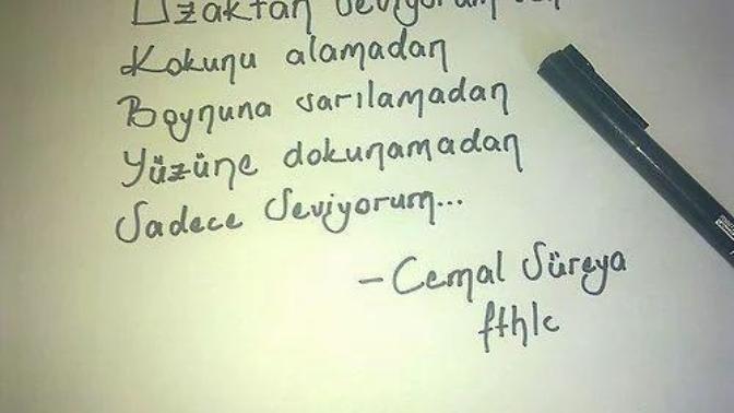 Düşün ki o bunu okuyor. Ne yazardın?