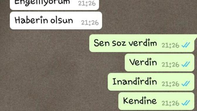 2 yillil bir iliskinin husrani gorucu gelecek diyorum. umrumda degil diyo ben nasil dayanayim. artik?