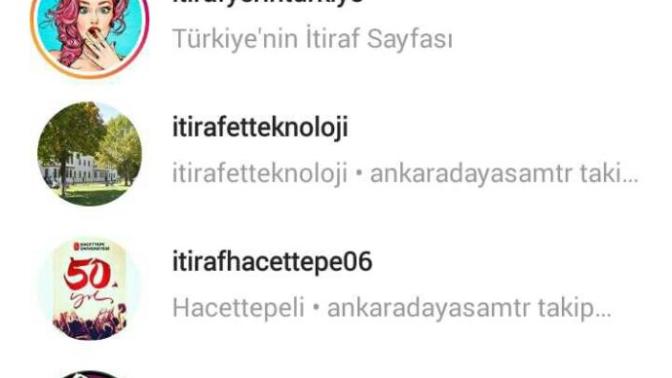 İnstagramda acılan itiraf sayfalari hakkında düşünceleriniz nelerdir?