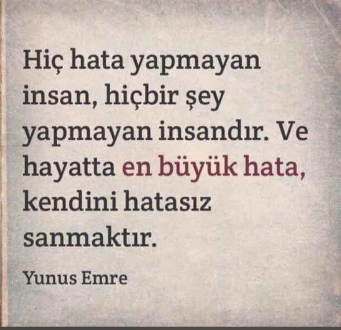 Hata yapinca hatali oldugunuzu kabulenirmisiniz?
