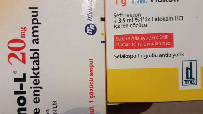 Rahim ağzi iltahabı sebebiyle igne olan var mı?