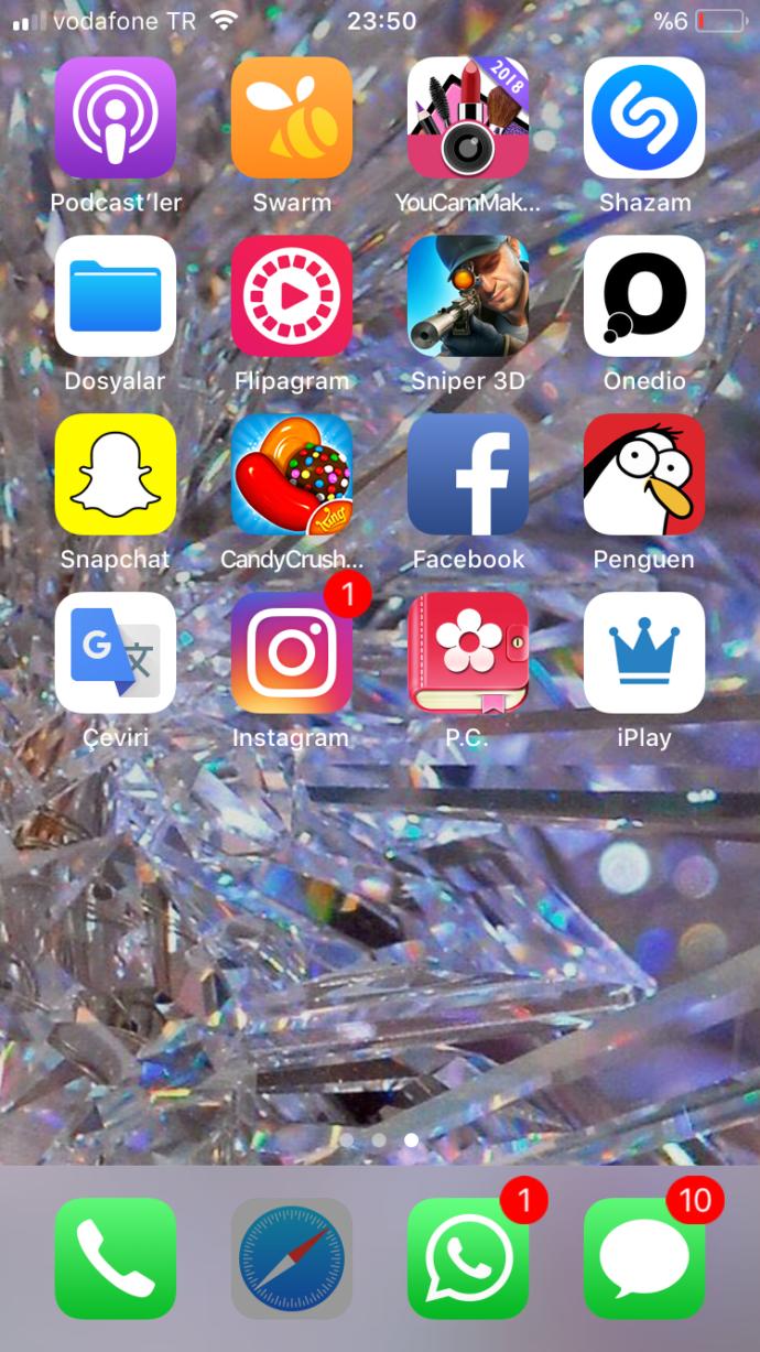 Telefon ekran resminizde ne var atında görelim?