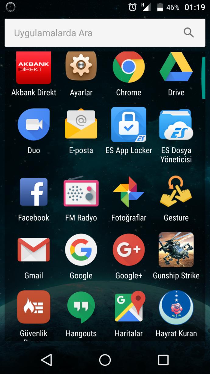Telefon ekran resminizde ne var atında görelim?
