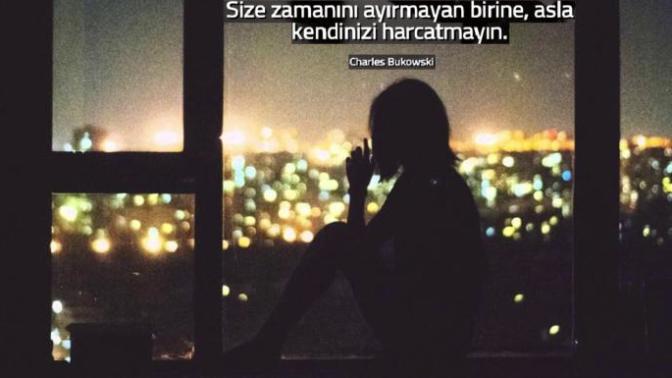 Size zamanını ayırmayan bir kişiye, siz zamanınızı ayırır mıydınız?