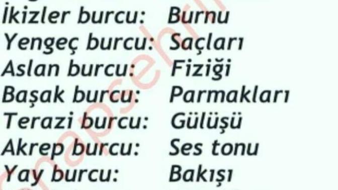 Burç kadınlarının en çekici yeri?