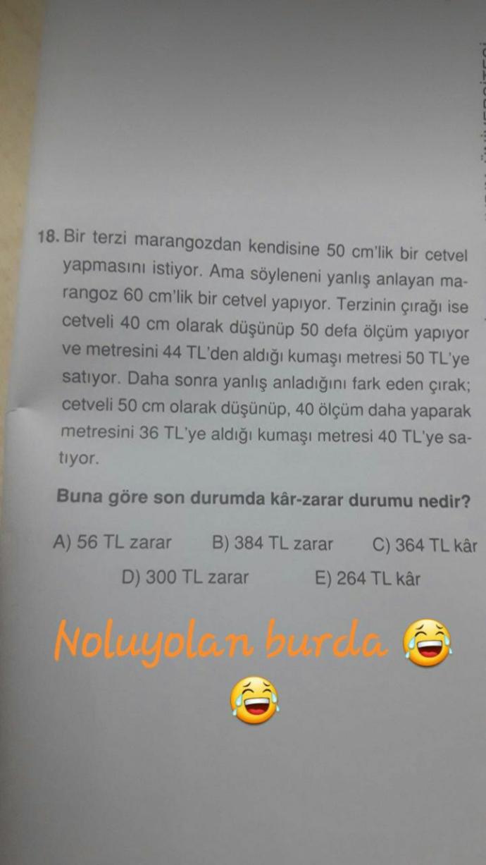 Biri şu soruyu çozebilirmi artik?