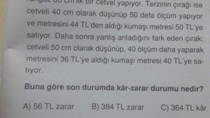 Biri şu soruyu çozebilirmi artik?