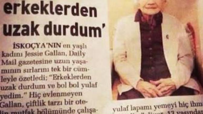 Uzun yaşamın sırrını buldum. Daha uzun yaşamak ister misiniz?