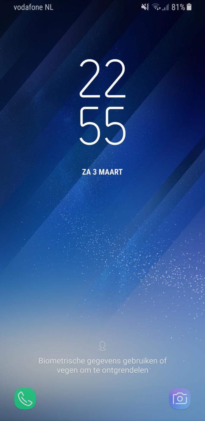 Kilit ekranda kullandiginiz duvar kagidi nasil?