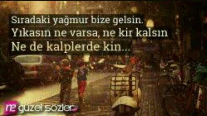 "Yağmur" sizinde içinize bir huzur veriyor mu?