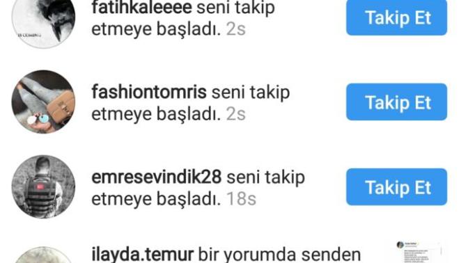 İnstagram hesabım gizli ve az önce nişanlımın arkadaşı 2 fotografımı beğendi nasıl oluyor bu?