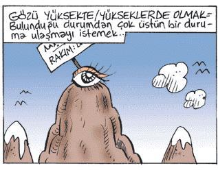 Tanışmak istediğiniz karşı cinsin gözleri hep yükseklerde olsa , bu tanışmadan vazgeçer misiniz?