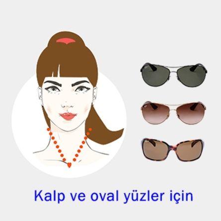 Uzun yüz tipim var ama kahkül kullanıyorum hangi model güneş gözlüğü bana yakışır?